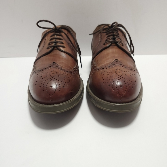 Magnanni Mens Wingtip Oxford Shoes Size 8 M Tormo Cognac Leather main image 5
